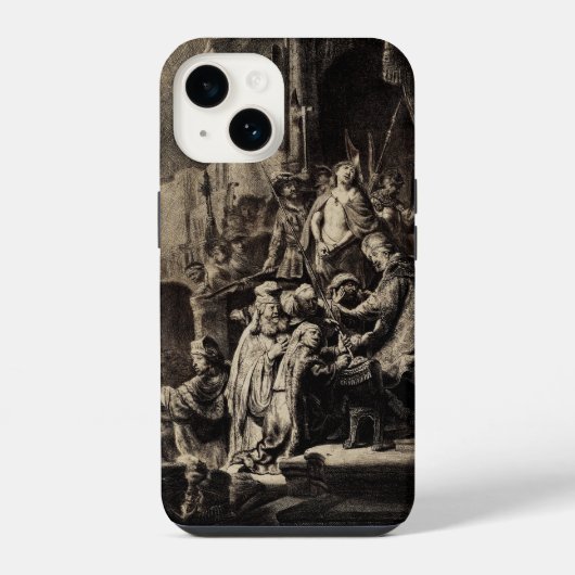 Coque Pour iPhone 14 Jésus-Christ devant Pilate (Verso)