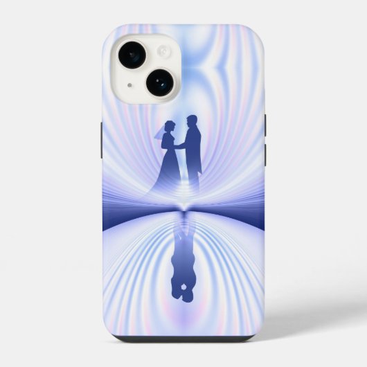 Coque Pour iPhone 14 Jeune couple marié (Verso)