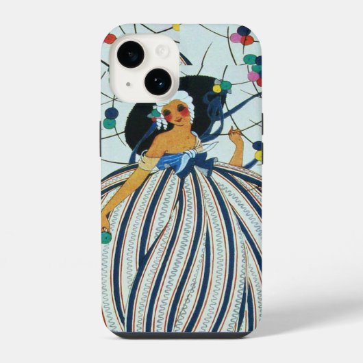 Coque Pour iPhone 14 JEUNE FILLE BLANCHE / Mode beauté (Verso)