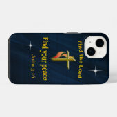 Coque Pour iPhone 14 John 3:16 (Verso Horizontal)