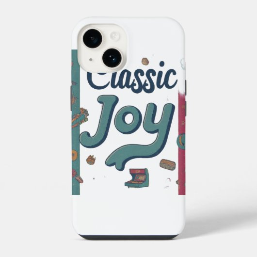 Coque Pour iPhone 14 Joie classique (Verso)