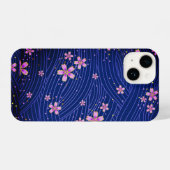 Coque Pour iPhone 14 Joli Art Floral (Verso Horizontal)