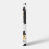 Coque Pour iPhone 14 Joli design monogrammé sapin initial Xmas (Côté gauche)
