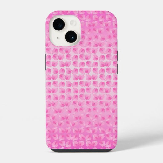 Coque Pour iPhone 14 Joli en Pétales Roses (Verso)