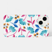 Coque Pour iPhone 14 Joli Folkart Floral Moderne (Verso Horizontal)