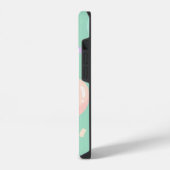 Coque Pour iPhone 14 Joli vert pastel avec ballons (Côté gauche)