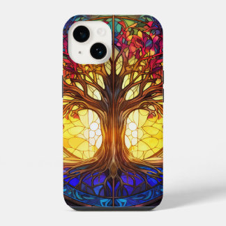 Coque Pour iPhone 14 Joli vitrail de vie