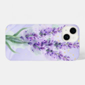 Coque Pour iPhone 14 Jolie Lavande Jardin Floral (Verso Horizontal)