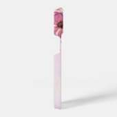 Coque Pour iPhone 14 Jolie monogrammée belle aquarelle florale rose (Côté droit)