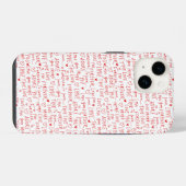 Coque Pour iPhone 14 Jour des Valentines Mots romantiques (Verso Horizontal)