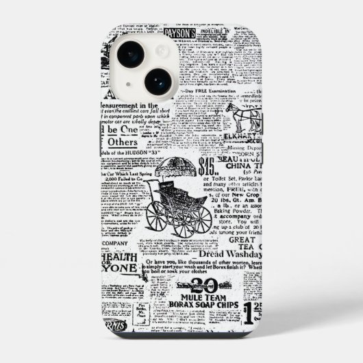 Coque Pour iPhone 14 Journal (Verso)