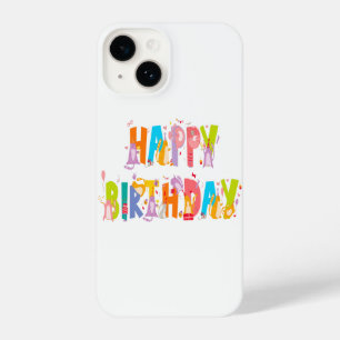 Coque Pour iPhone 14 Joyeux anniversaire Funny Amoureux des chats Anniv