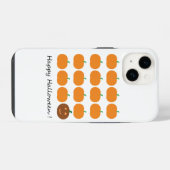 Coque Pour iPhone 14 Joyeux Halloween Joli Champ de Citrouilles (Verso Horizontal)
