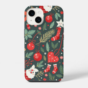 Coque Pour iPhone 14 Joyeux Noël Fantaisie