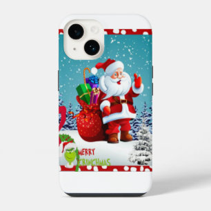 Coque Pour iPhone 14 Joyeux Noël llll