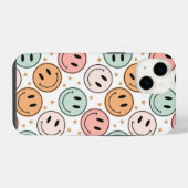 Coque Pour iPhone 14 Joyeux visage (Verso Horizontal)