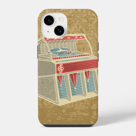 Coque Pour iPhone 14 Juke-box (Verso)