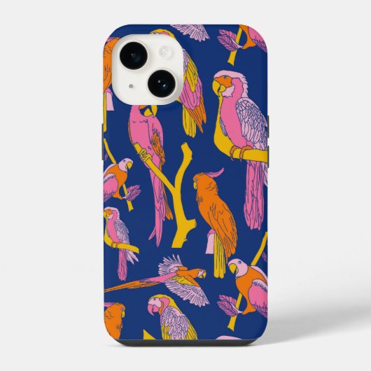 Coque Pour iPhone 14 Jungle Chatter (Verso)