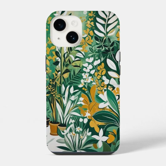 Coque Pour iPhone 14 Jungle Serenade (Verso)