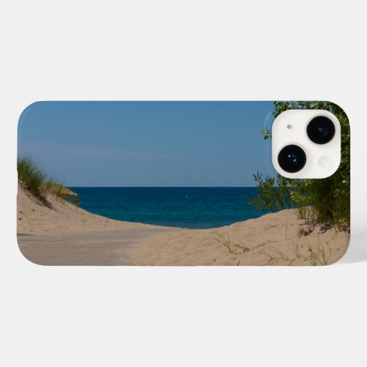 Coque Pour iPhone 14 Juste au-delà du coque iphone Coque-Mate (Verso (horizontal))
