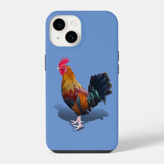 Coque Pour iPhone 14 Key West - Coq gitan (Verso)