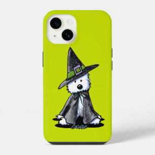 Coque Pour iPhone 14 KiniArt Westie Sorcière