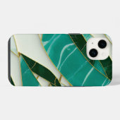 Coque Pour iPhone 14 Kintsugi marbre de jade esthétique (Verso Horizontal)
