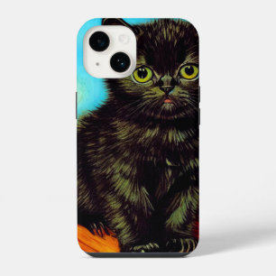 Coque Pour iPhone 14 Kitten Boudeur de Style Van Gogh