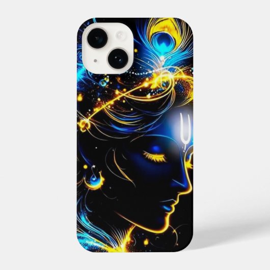 Coque Pour iPhone 14 Krishna (Verso)