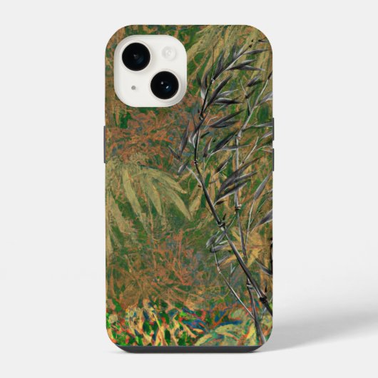 Coque Pour iPhone 14 La forêt de Bambou (Verso)