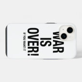 Coque Pour iPhone 14 La guerre est finie (Verso Horizontal)
