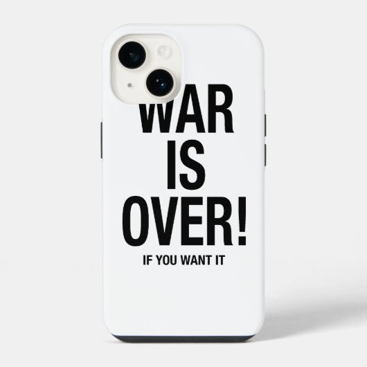 Coque Pour iPhone 14 La guerre est finie (Verso)