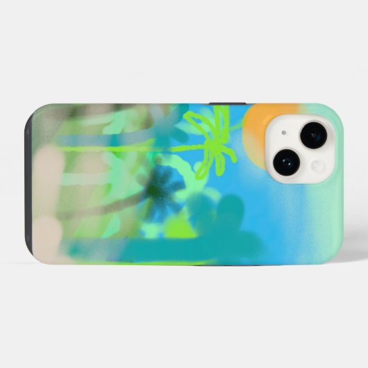 Coque Pour iPhone 14 LA Haze phonecase iPhone 14 (Verso Horizontal)