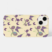 Coque Pour iPhone 14 La Joie aux papillons dans Cream iPhone 14 Coque M (Verso Horizontal)