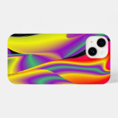 Coque Pour iPhone 14 La magie des couleurs Abstrait Rainbowart 3D (Verso Horizontal)