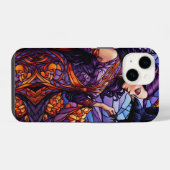 Coque Pour iPhone 14 La princesse et le corbeau (Verso Horizontal)