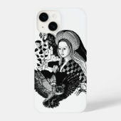 Coque Pour iPhone 14 Lady and Night Owl (Verso)