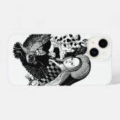 Coque Pour iPhone 14 Lady and Night Owl (Verso Horizontal)