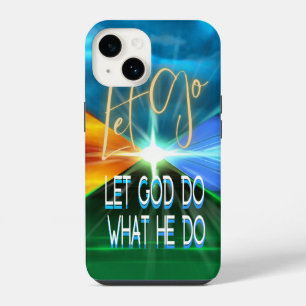 Coque Pour iPhone 14 Laissons Dieu Faire Ce Qu'Il Fait
