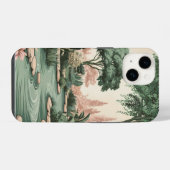 Coque Pour iPhone 14 L'amour dans les espaces verts (Verso Horizontal)