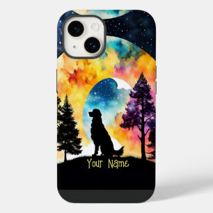 Coque Pour iPhone 14 L'amour est un chien qui t'attend
