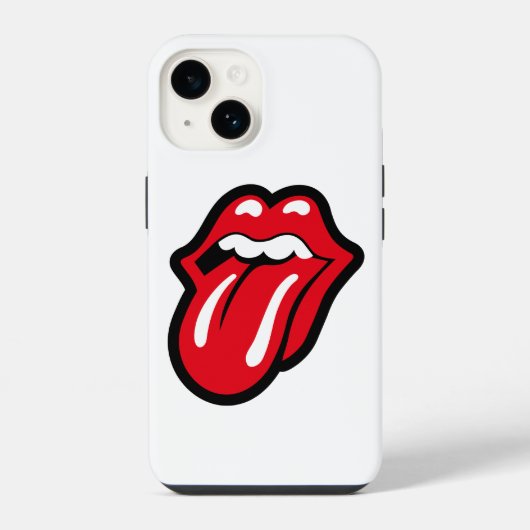 Coque Pour iPhone 14 Langue rouge (Verso)
