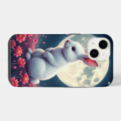 Coque Pour iPhone 14 lapin (Verso Horizontal)