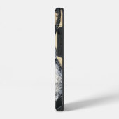 Coque Pour iPhone 14 Lapin en techniques mixtes (Côté gauche)
