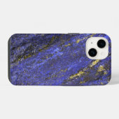 Coque Pour iPhone 14 Lapis bleu Lazuli (Verso Horizontal)