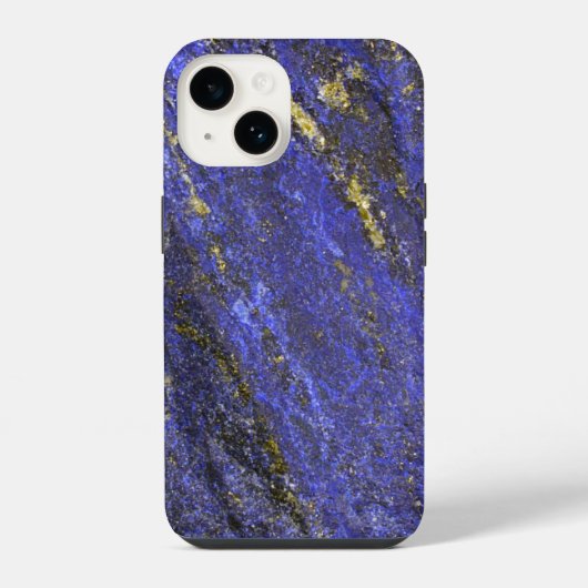 Coque Pour iPhone 14 Lapis bleu Lazuli (Verso)