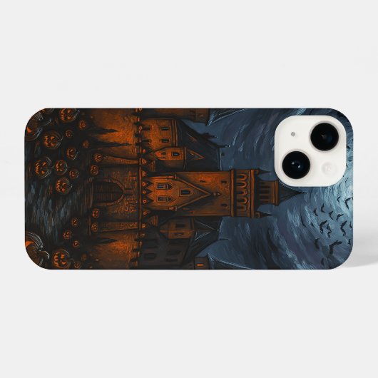 Coque Pour iPhone 14 Le château du roi Citrouille (Verso Horizontal)