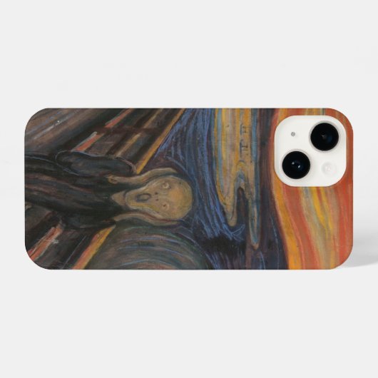 Coque Pour iPhone 14 Le cri de Munch (Verso Horizontal)