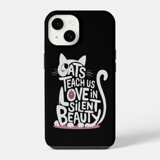Coque Pour iPhone 14 Le mal du chat (Verso)