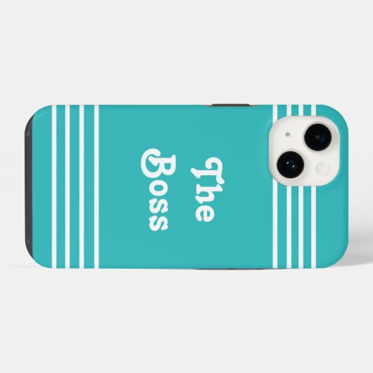 Coque Pour iPhone 14 Le patron (Verso Horizontal)